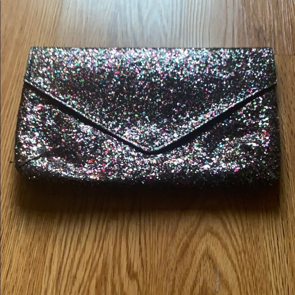 H&M Glitter Envelope Clutch